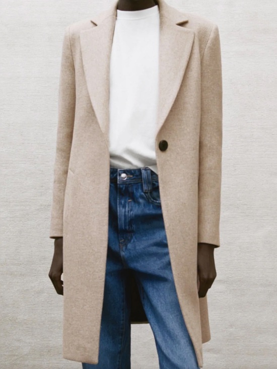 Zara Jackets & Blazers - Zara Wool Blend Long Coat size Medium